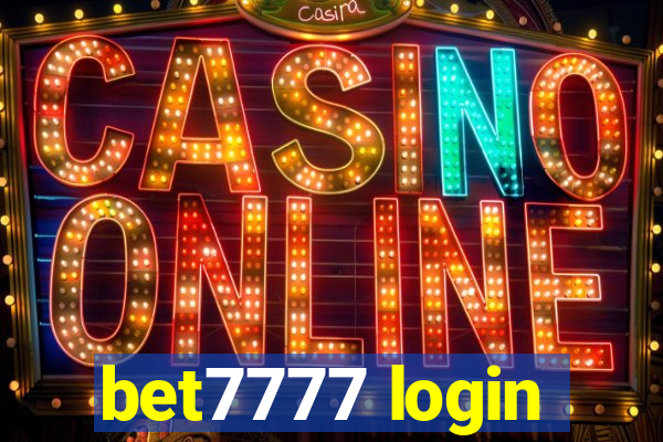 bet7777 login